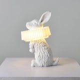 Rabbit Sculpture Table Lamp