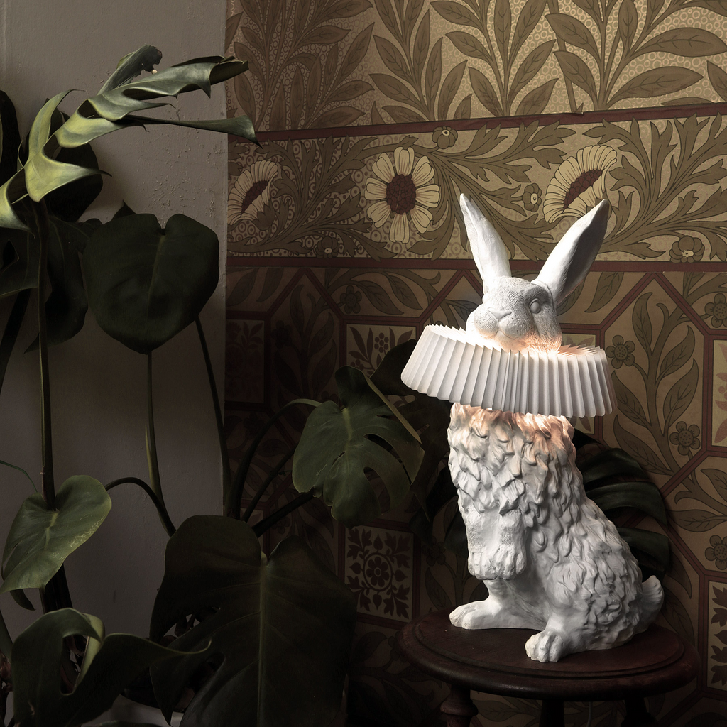 Rabbit Sculpture Table Lamp