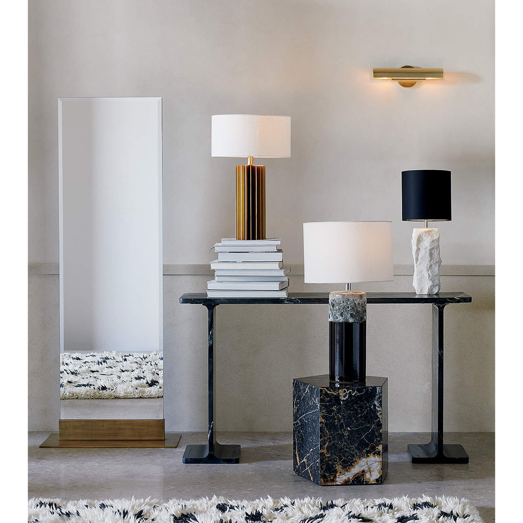Raw Marble Table Lamp