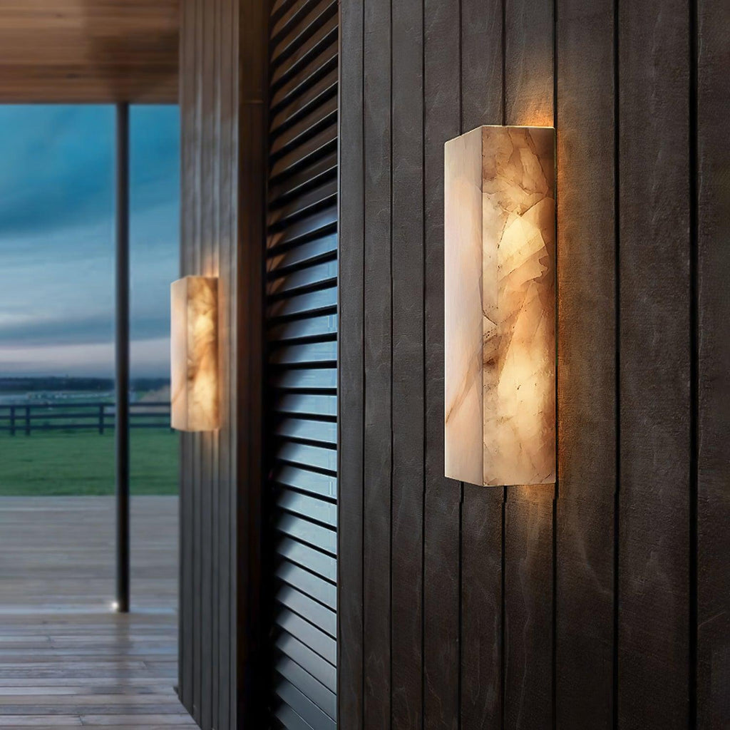 Mazzella Alabaster Wall Sconce