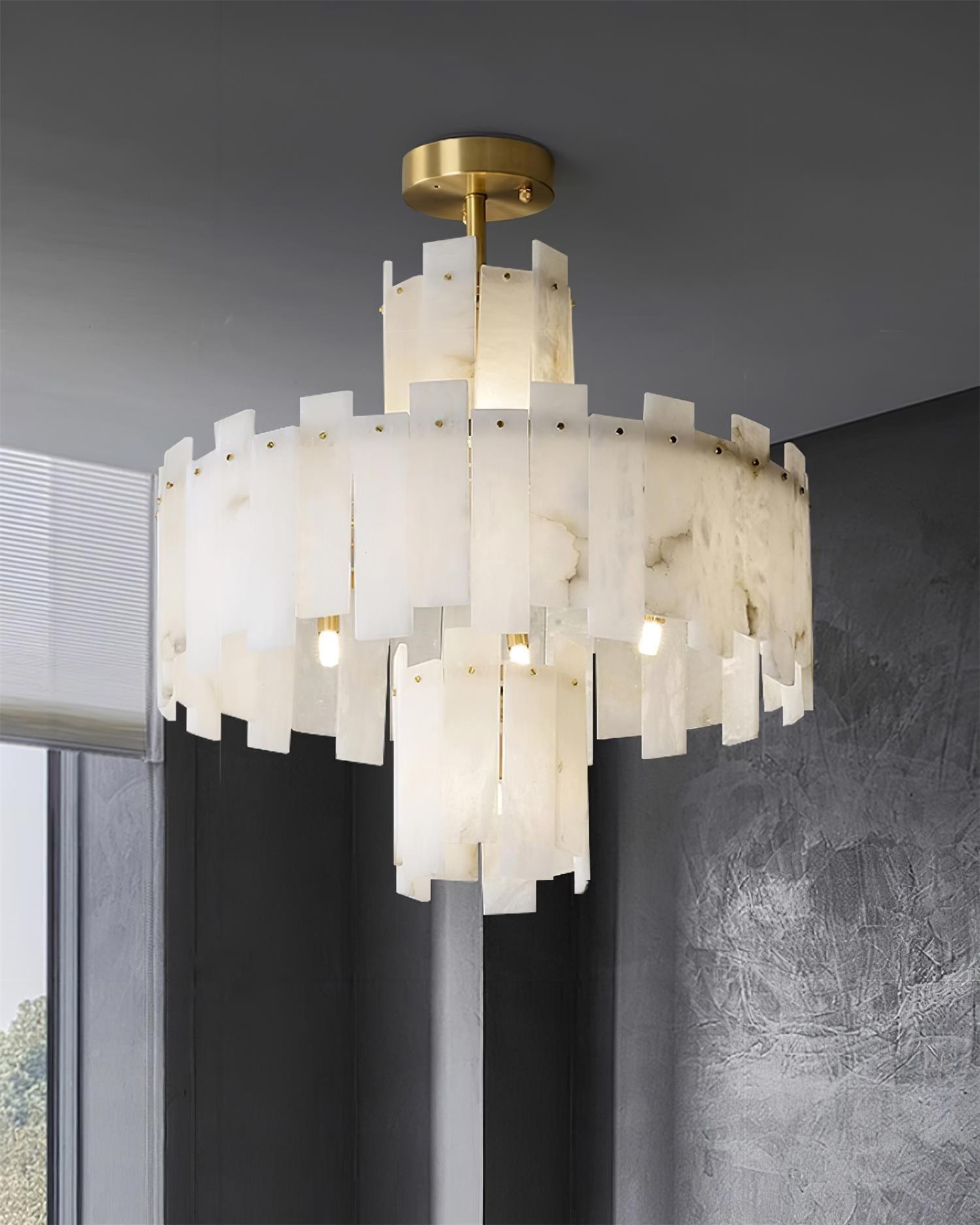 Olga Alabaster Chandelier