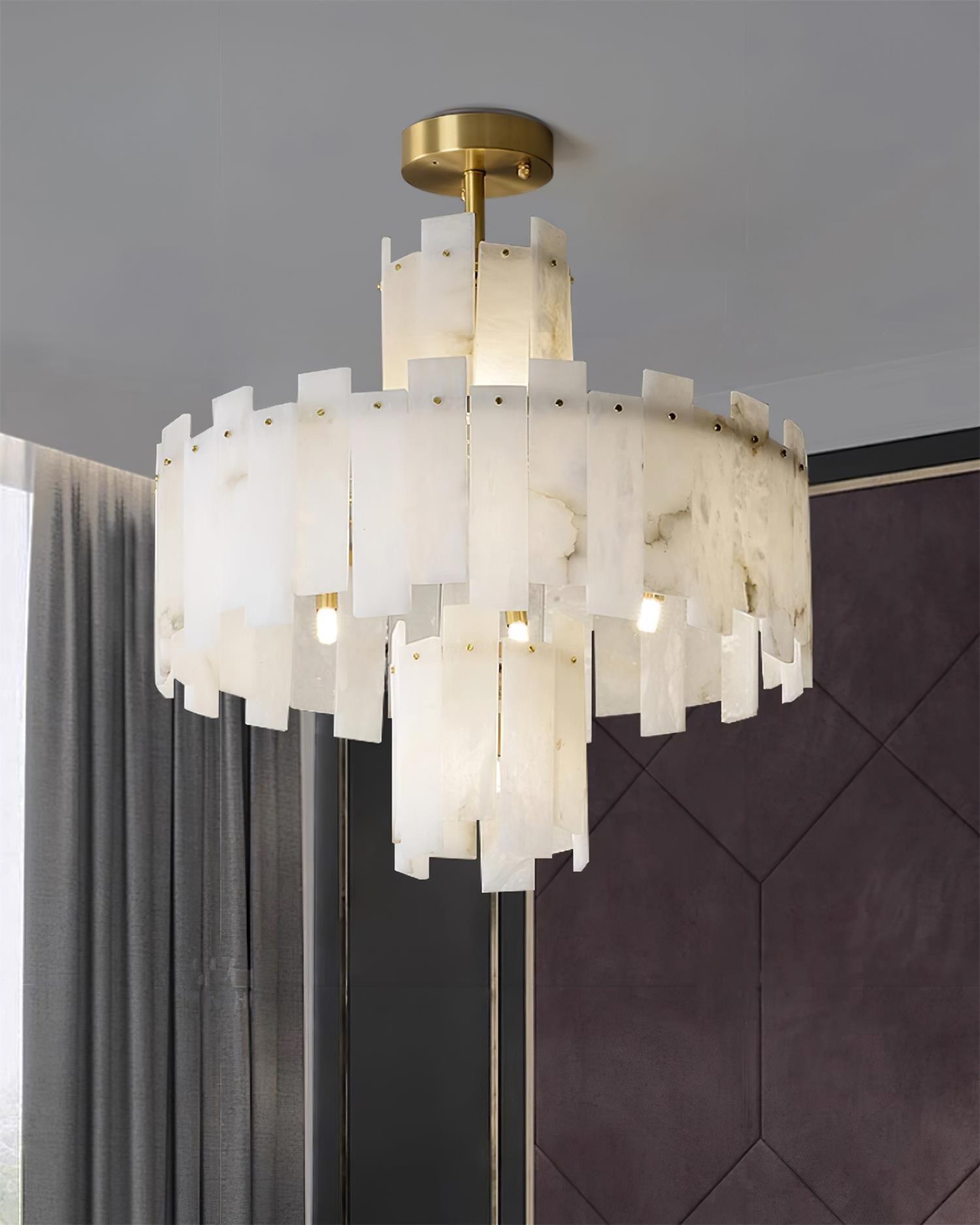 Olga Alabaster Chandelier