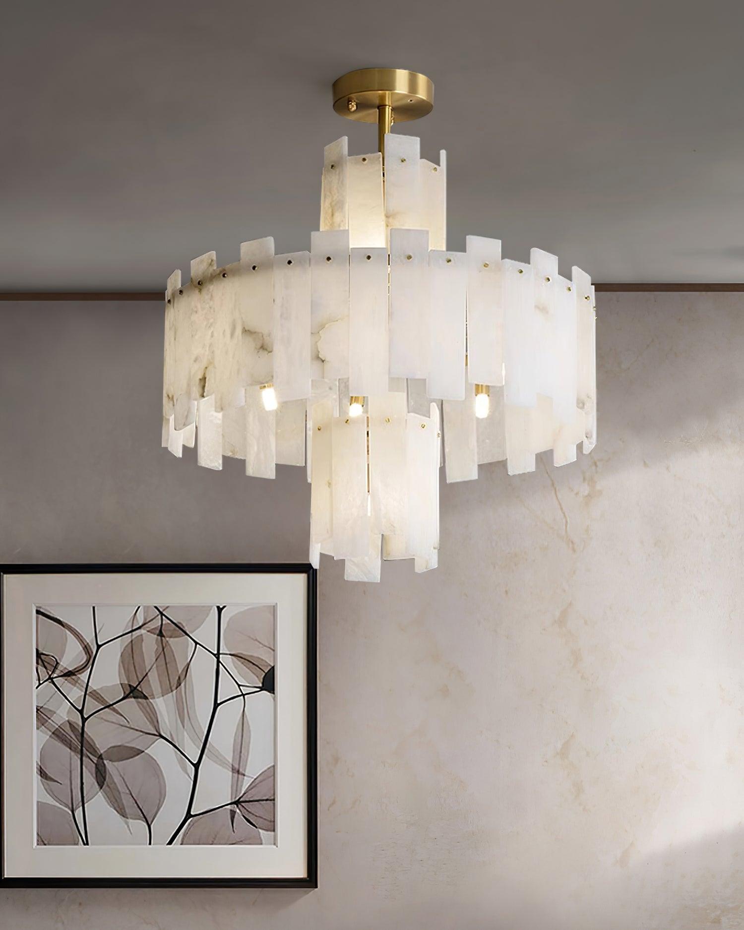 Olga Alabaster Chandelier