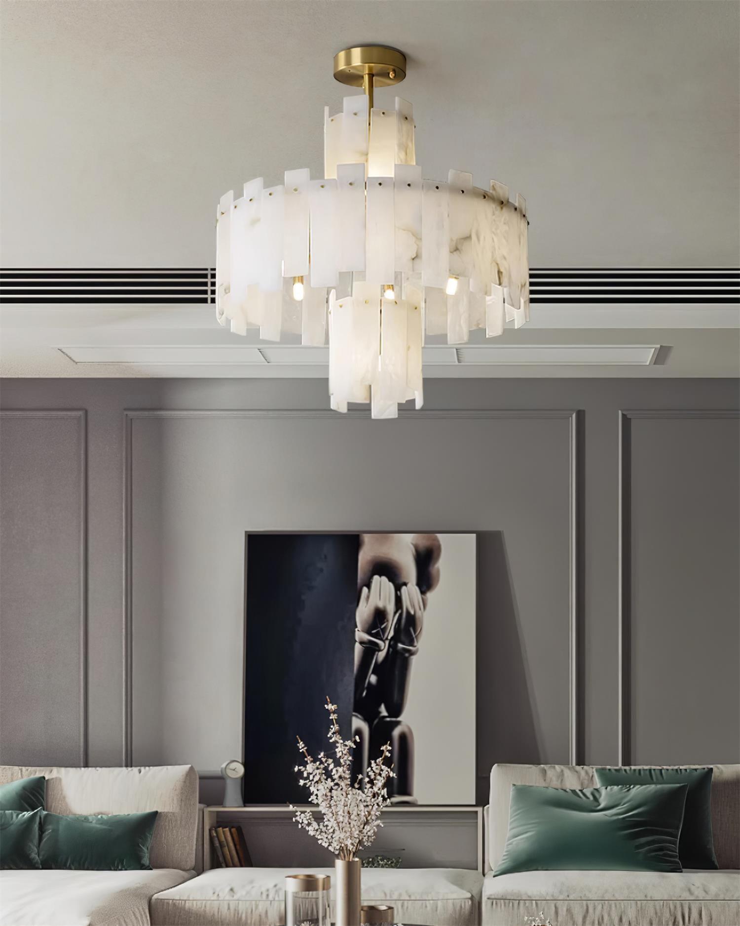 Olga Alabaster Chandelier