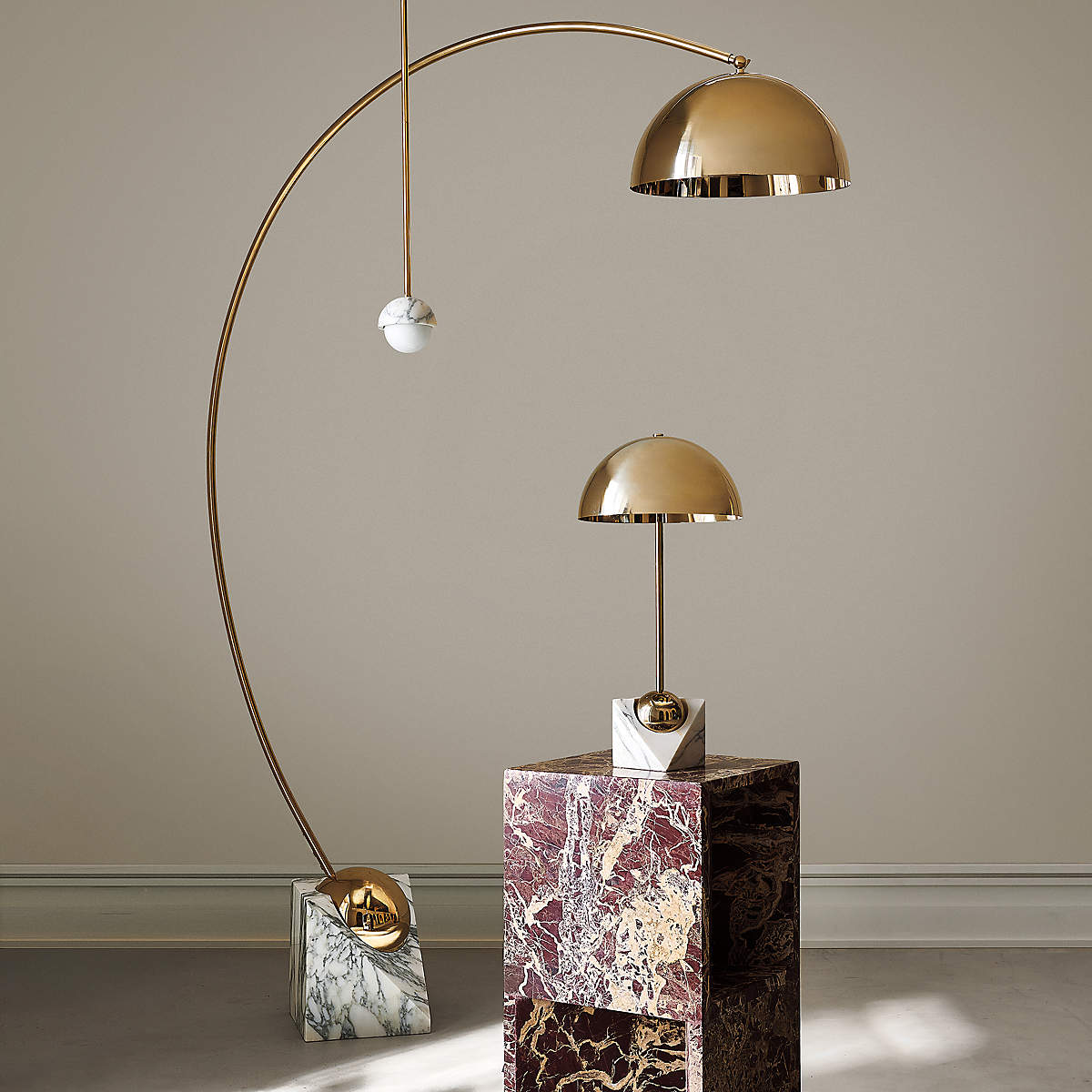 Reiland Marble FLoor Lamp
