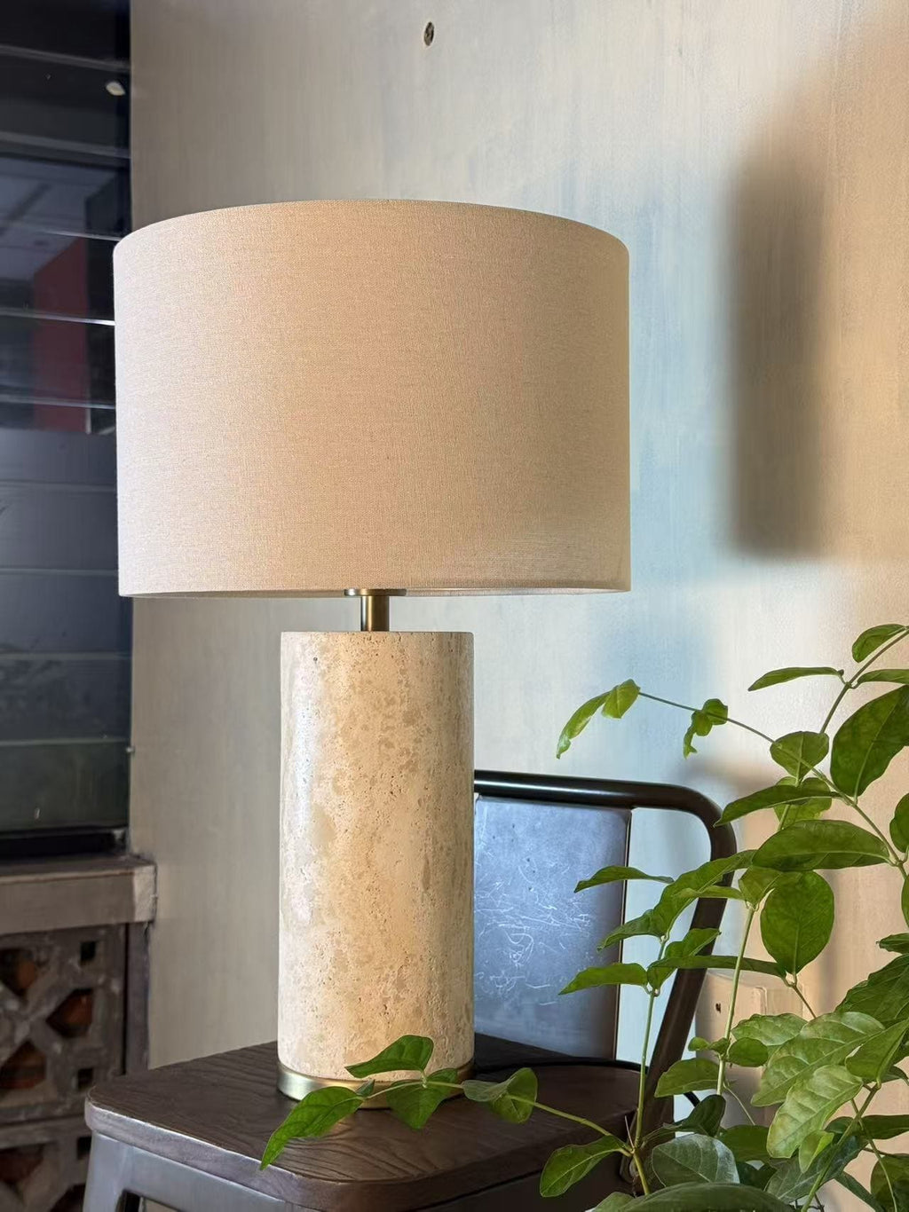 Remi Stone Table Lamp