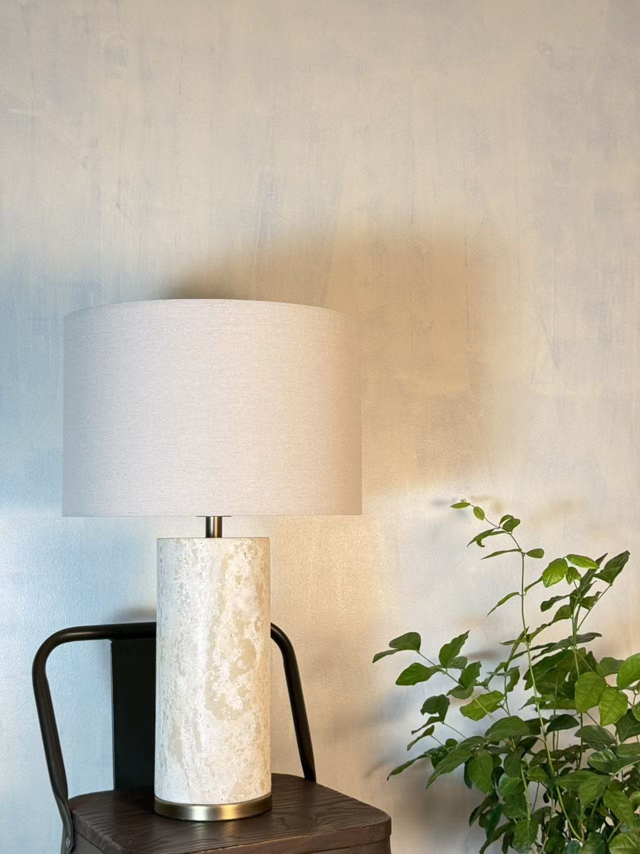 Remi Stone Table Lamp