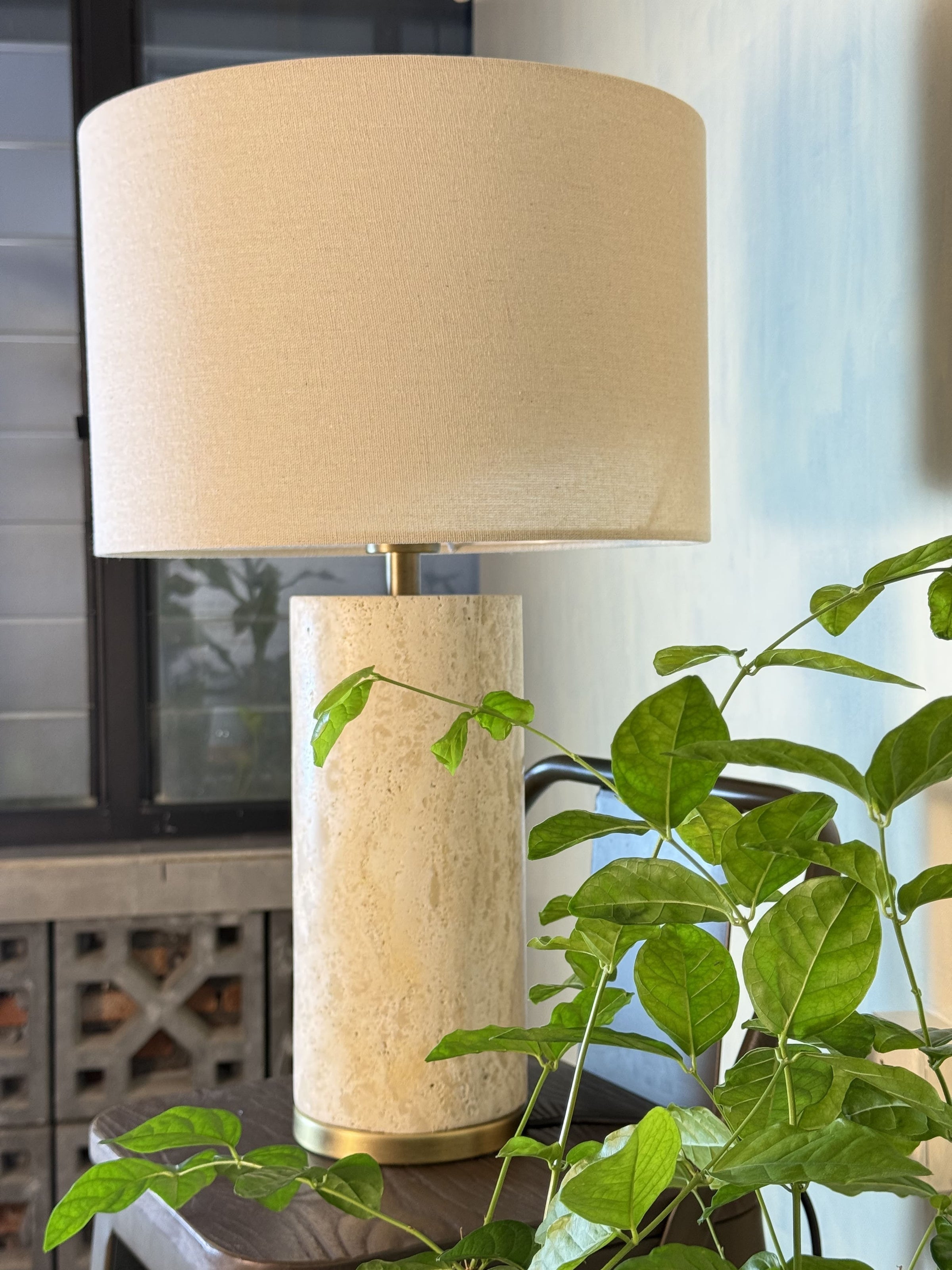 Remi Stone Table Lamp