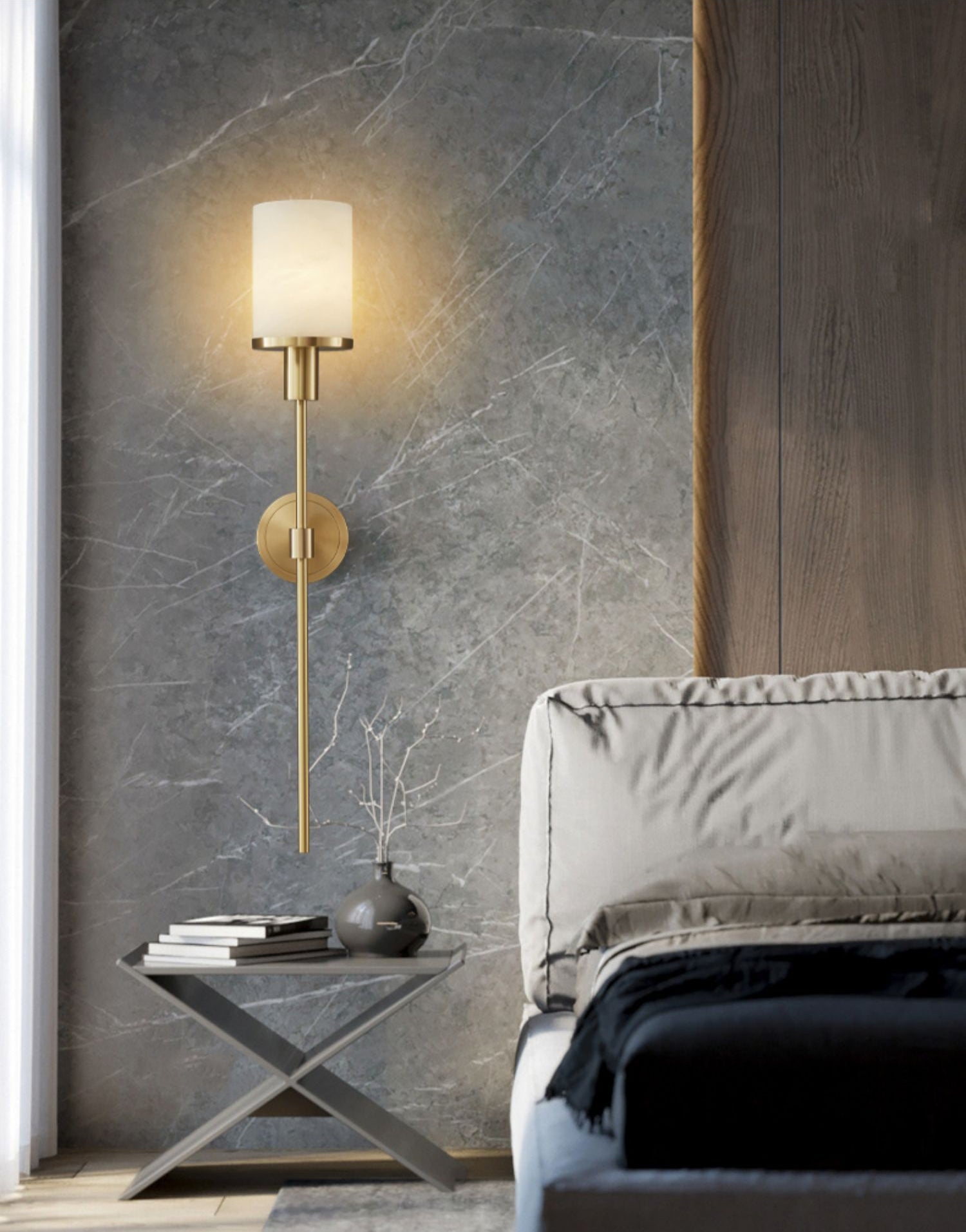 Beys Alabaster Sconce
