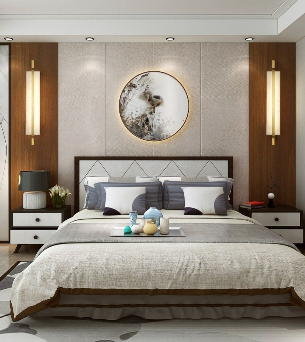 Ruyi Alabaster Wall Sconce
