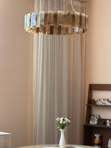 San Marco Tobacco Alabaster Chandelier