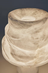 Scale Alabaster Table Lamp