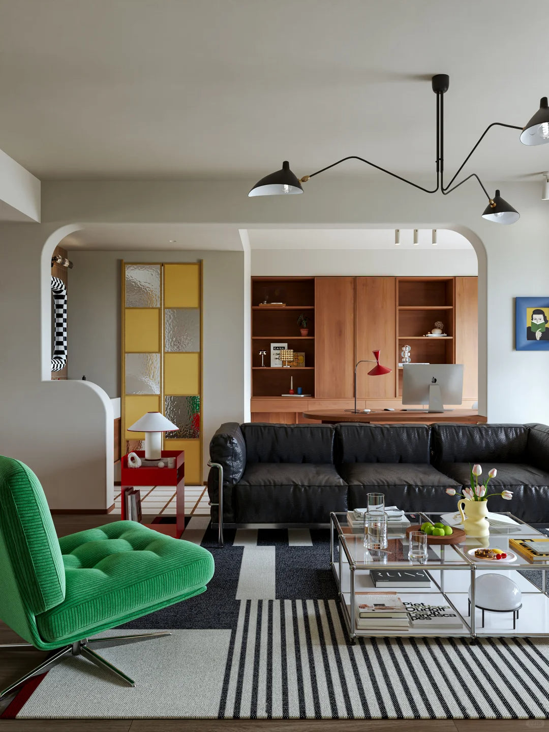 Serge Mouille Ceiling Lamp