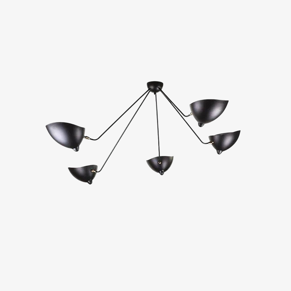 Serge Mouille Spider Ceiling Lamp