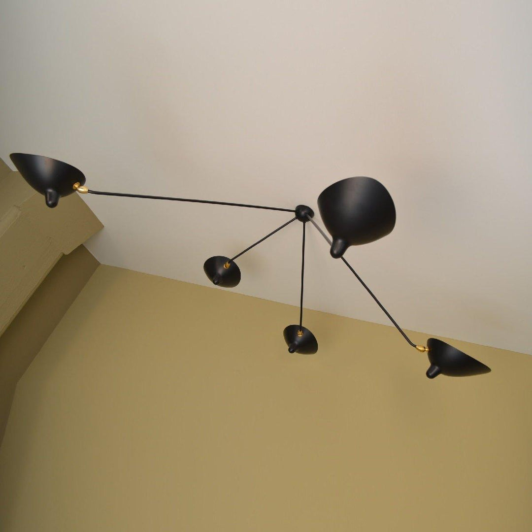 Serge Mouille Spider Ceiling Lamp