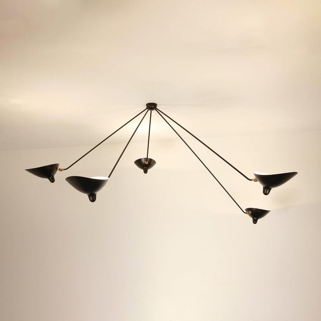Serge Mouille Spider Ceiling Lamp