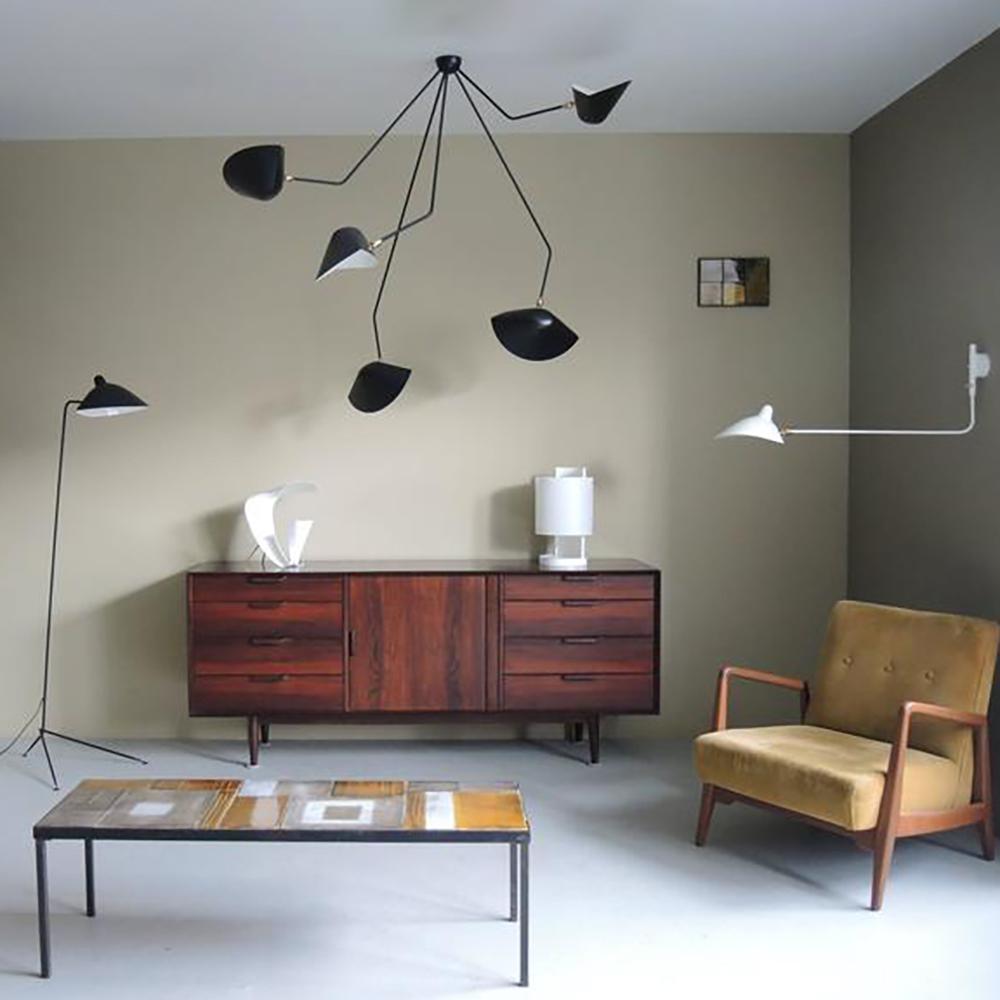 Serge Mouille Spider Ceiling Lamp