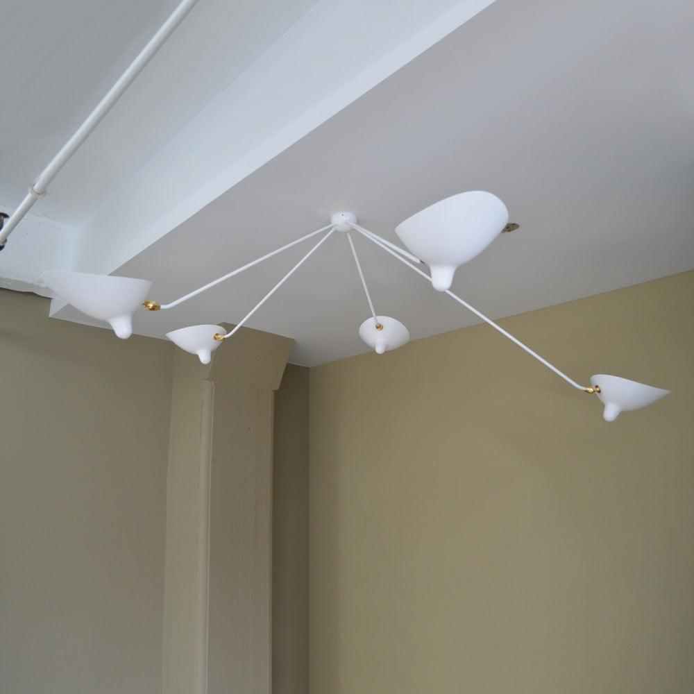Serge Mouille Spider Ceiling Lamp