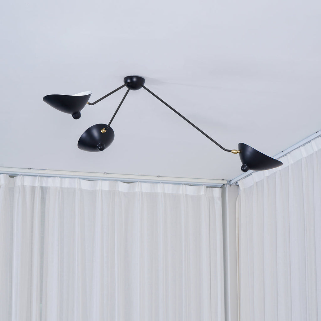Serge Mouille Spider Ceiling Lamp