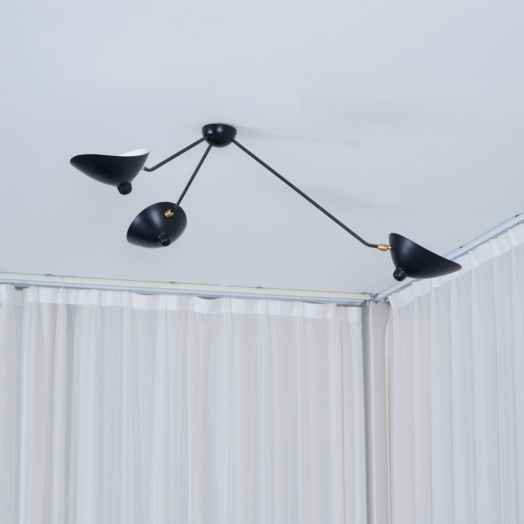 Serge Mouille Spider Ceiling Lamp