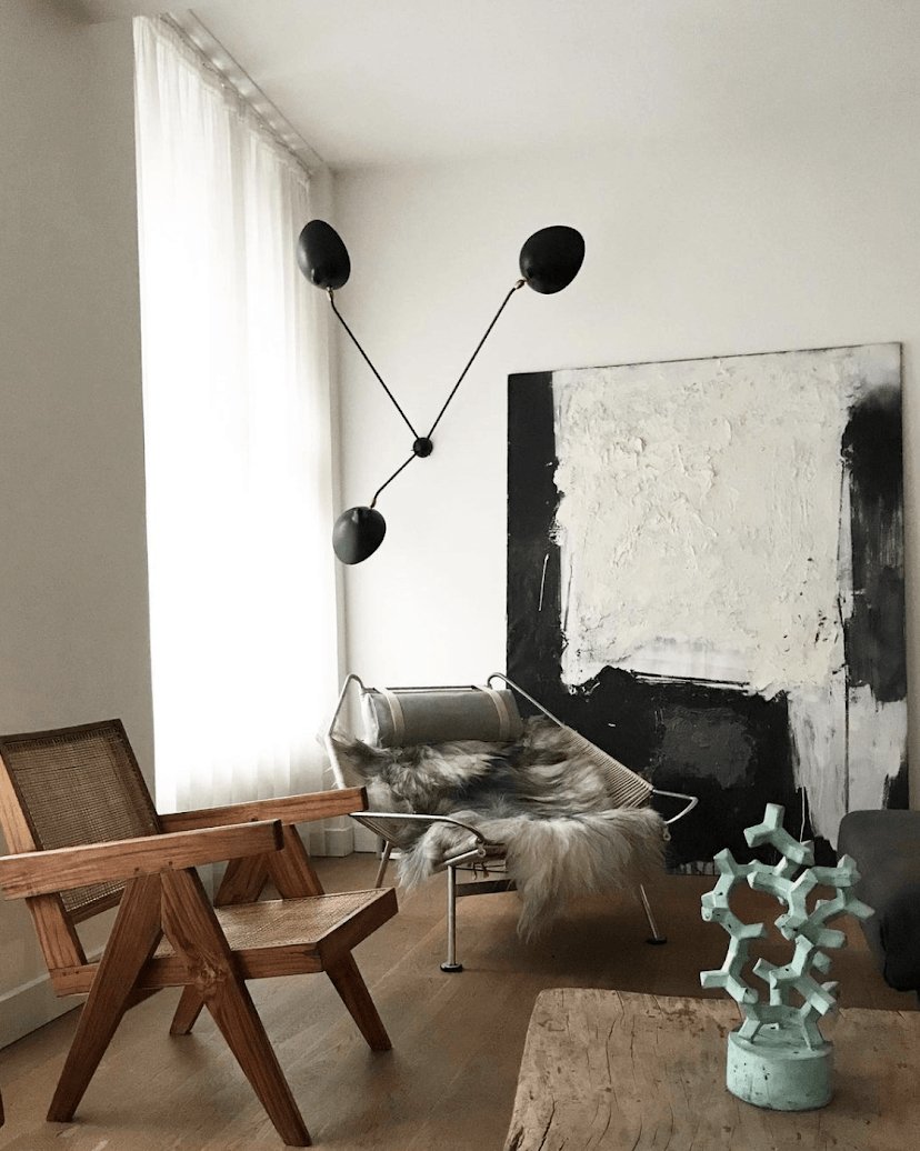 Serge Mouille Spider Ceiling Lamp