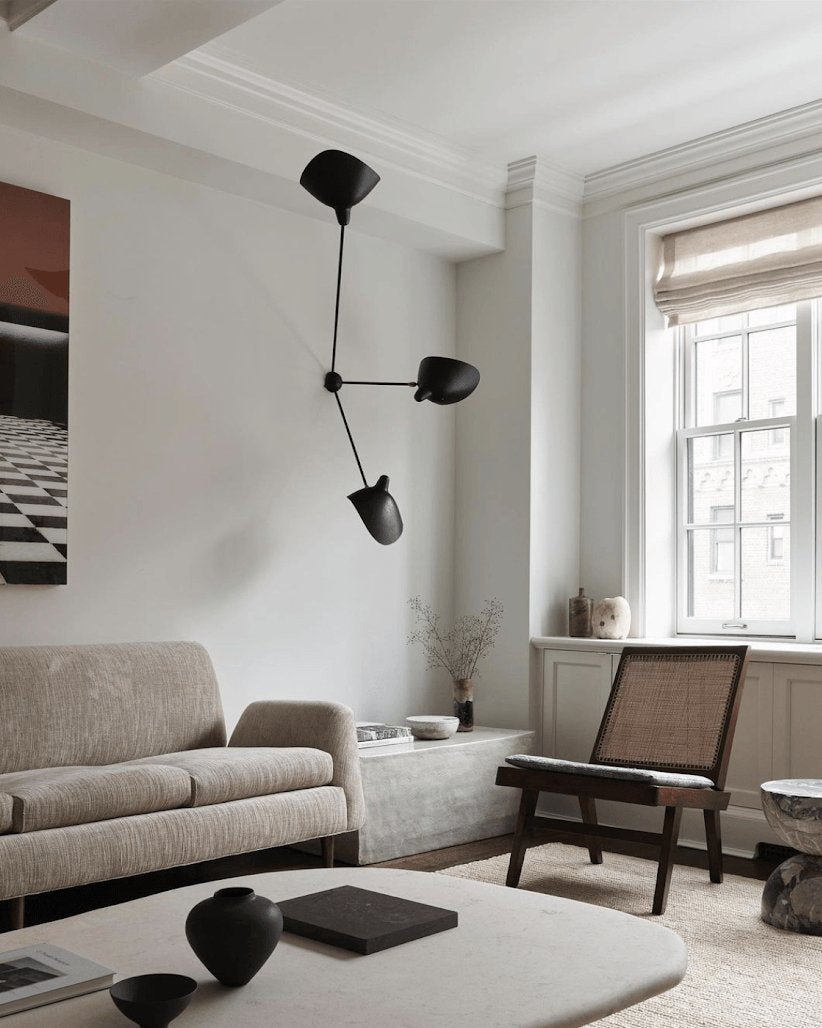 Serge Mouille Spider Ceiling Lamp