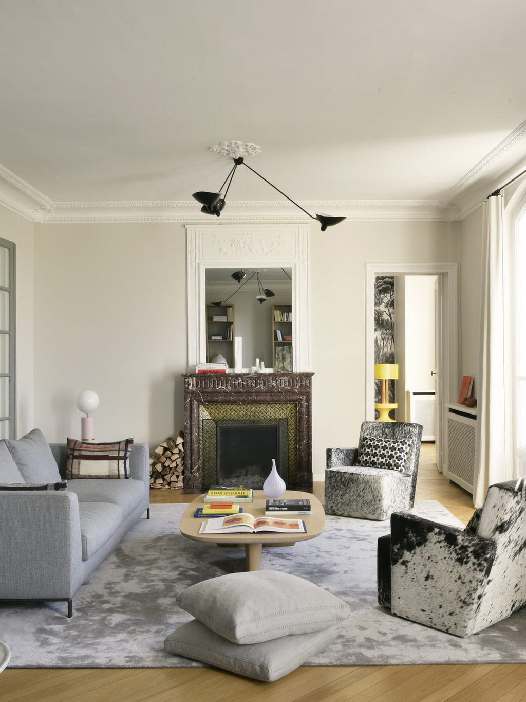 Serge Mouille Spider Ceiling Lamp