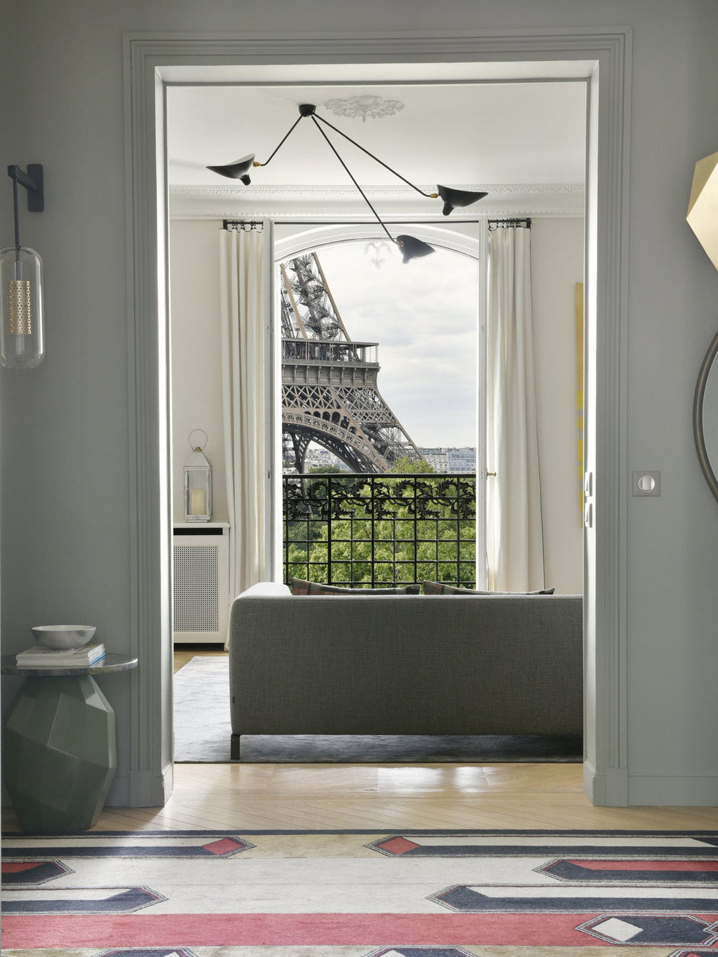 Serge Mouille Spider Ceiling Lamp