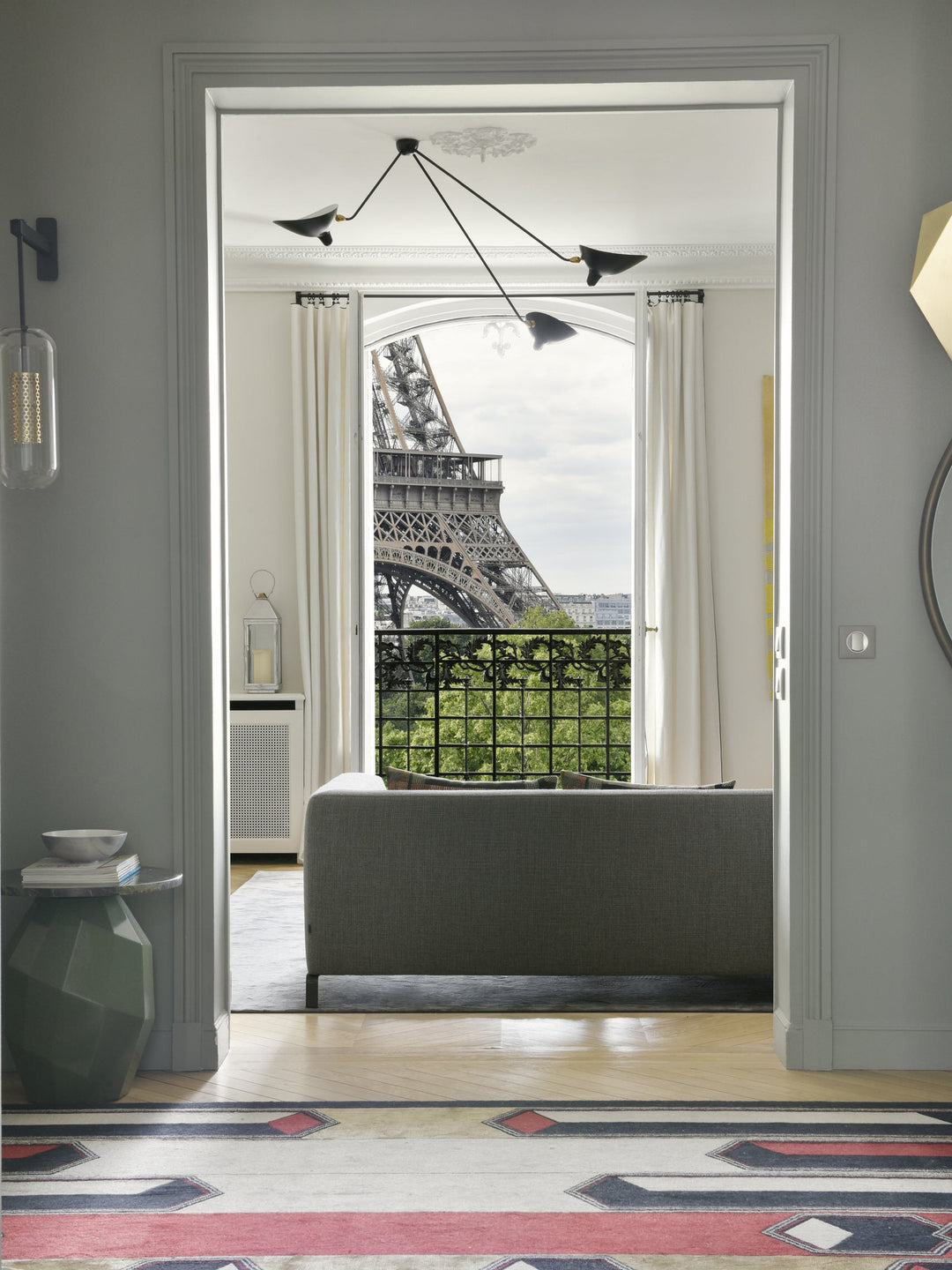 Serge Mouille Spider Ceiling Lamp