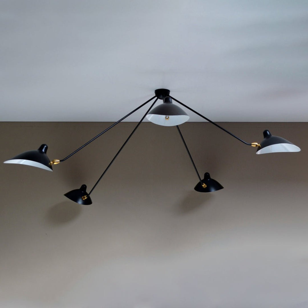 Serge Mouille Spider Ceiling Lamp