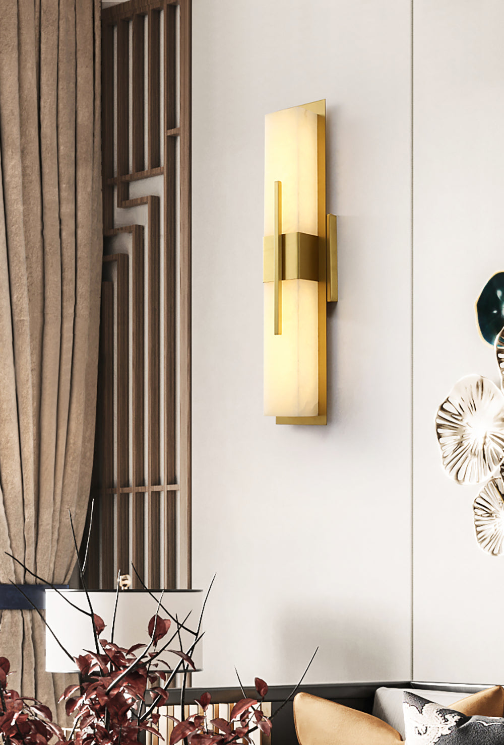 Sidney Alabaster Wall Sconce