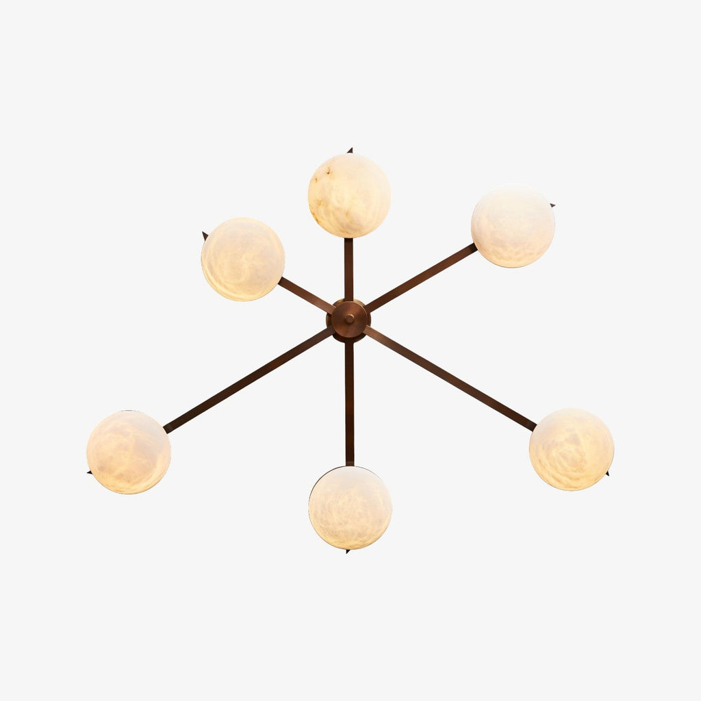 Asymmetrical Flush Mount Lamp