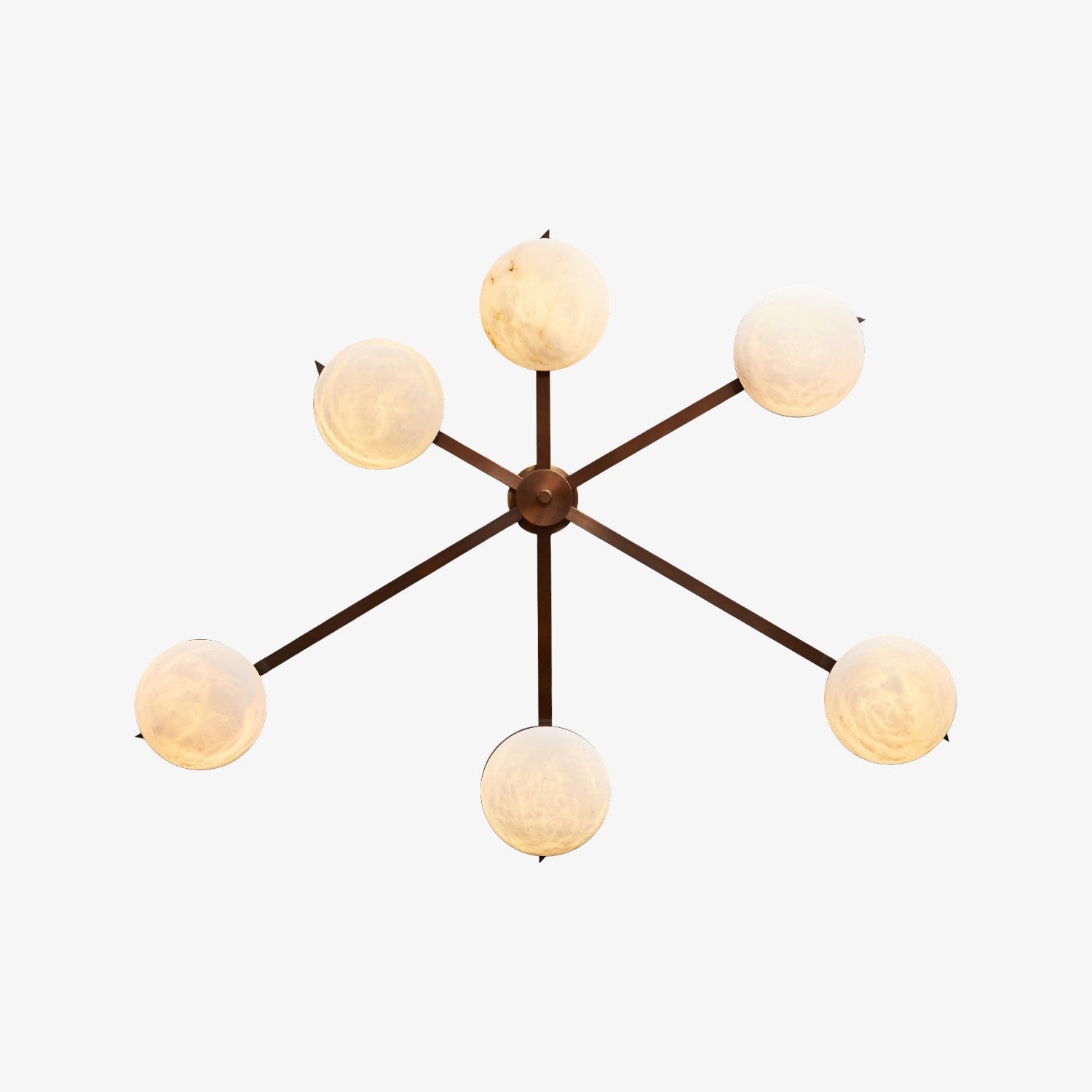 Asymmetrical Flush Mount Lamp