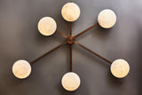 Asymmetrical Flush Mount Lamp
