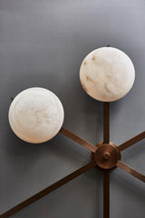 Asymmetrical Flush Mount Lamp