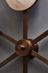 Asymmetrical Flush Mount Lamp