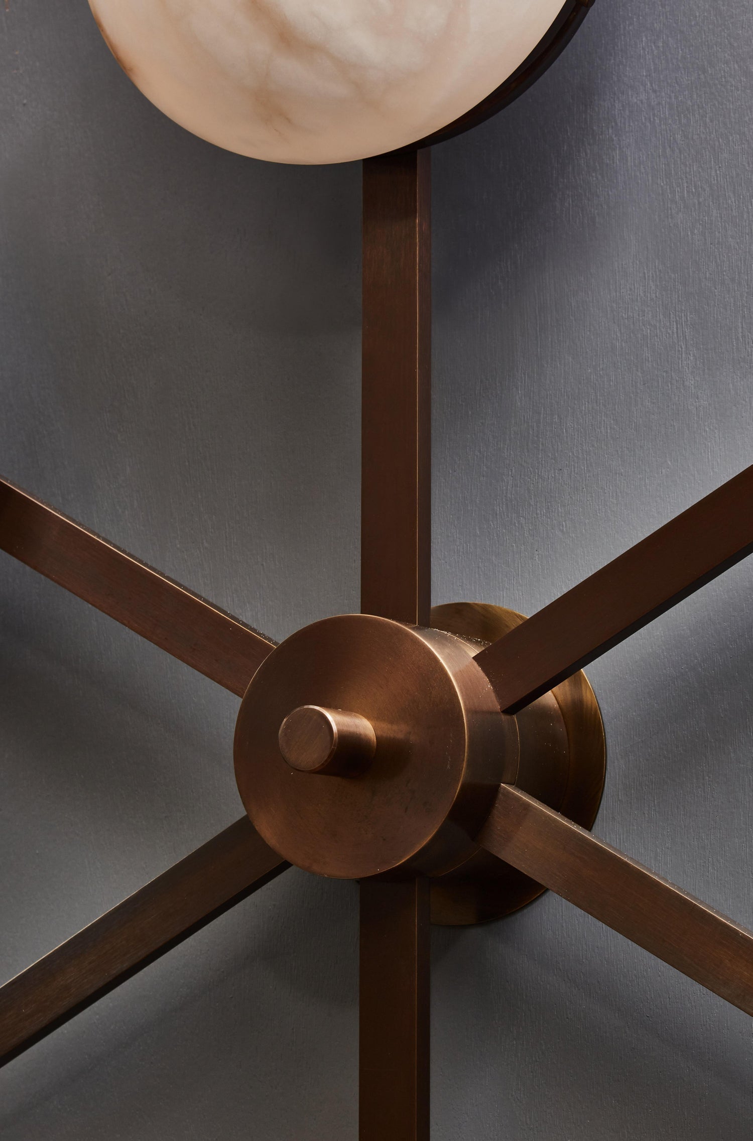 Asymmetrical Flush Mount Lamp