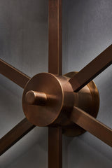Asymmetrical Flush Mount Lamp