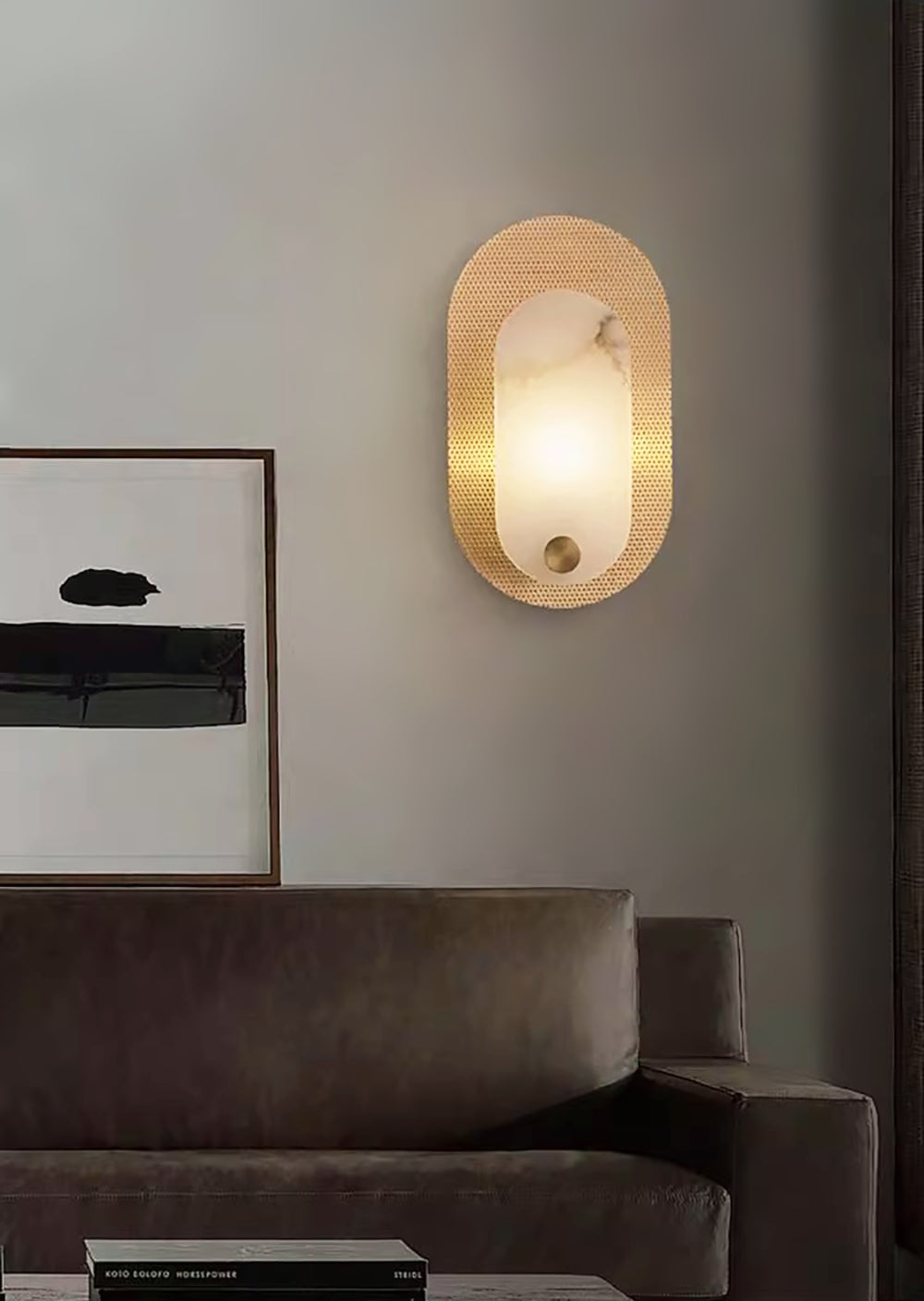 Sophia Alabaster Wall Sconce