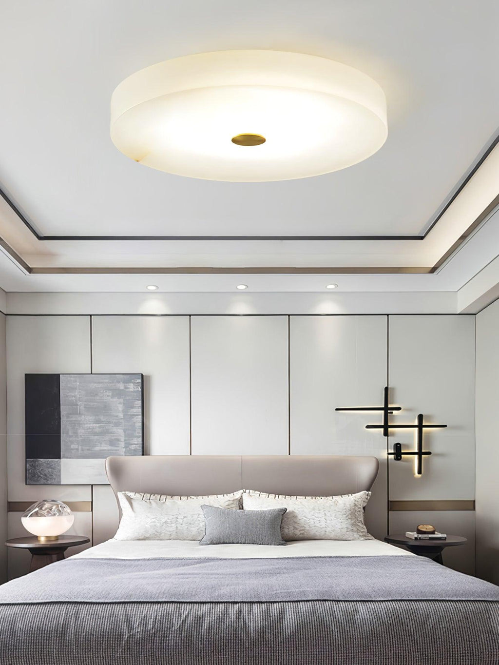 Lew Alabaster Flush Mount Lighting