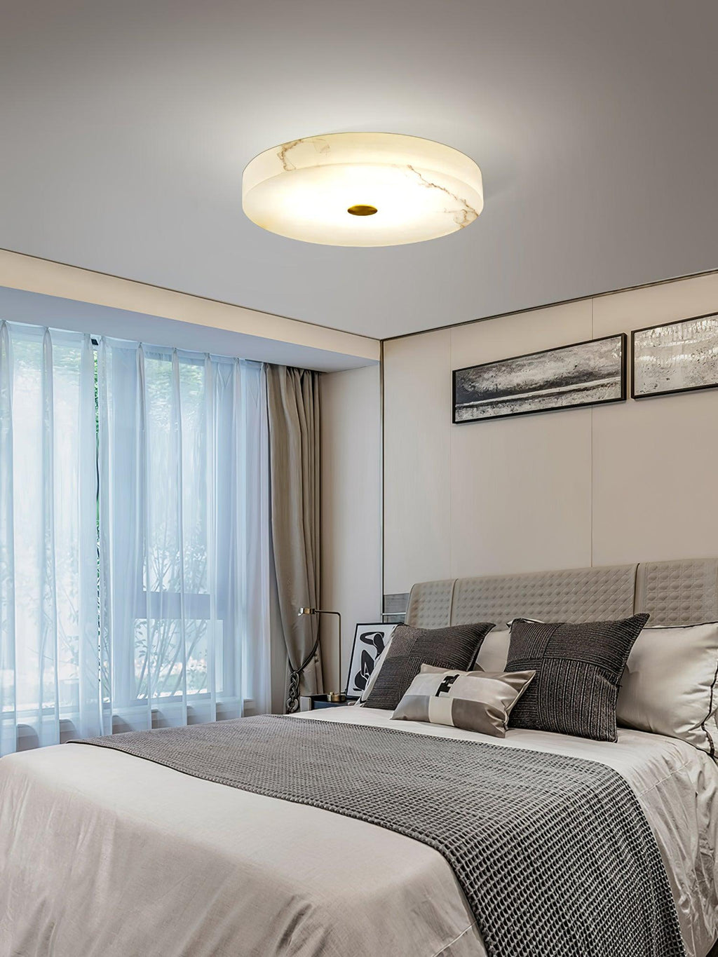 Lew Alabaster Flush Mount Lighting