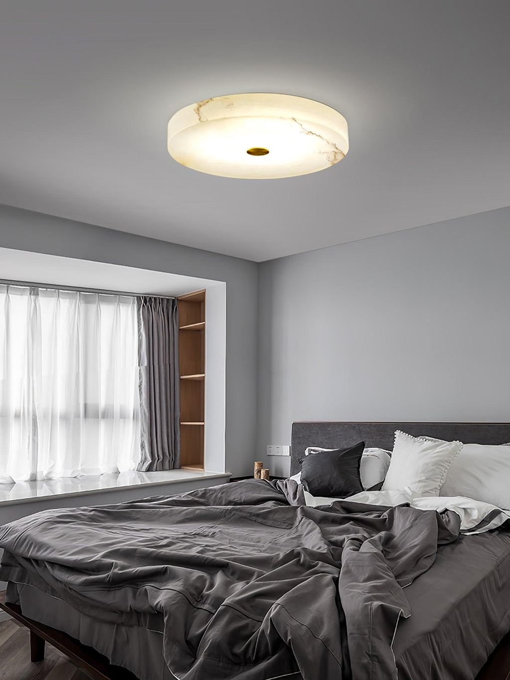 Lew Alabaster Flush Mount Lighting
