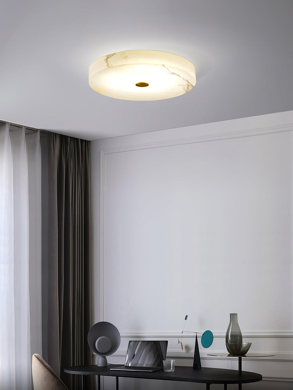 Lew Alabaster Flush Mount Lighting