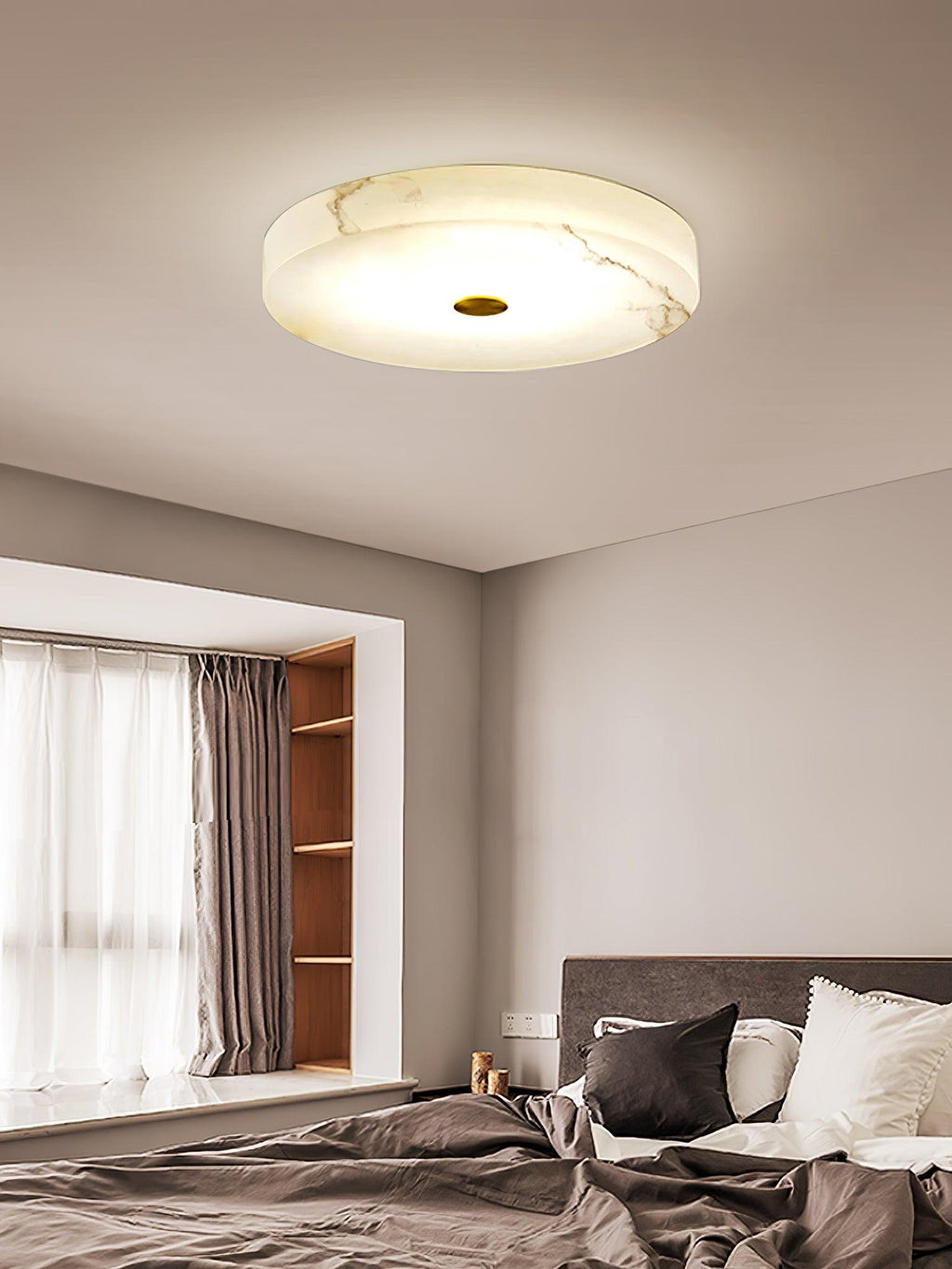 Lew Alabaster Flush Mount Lighting