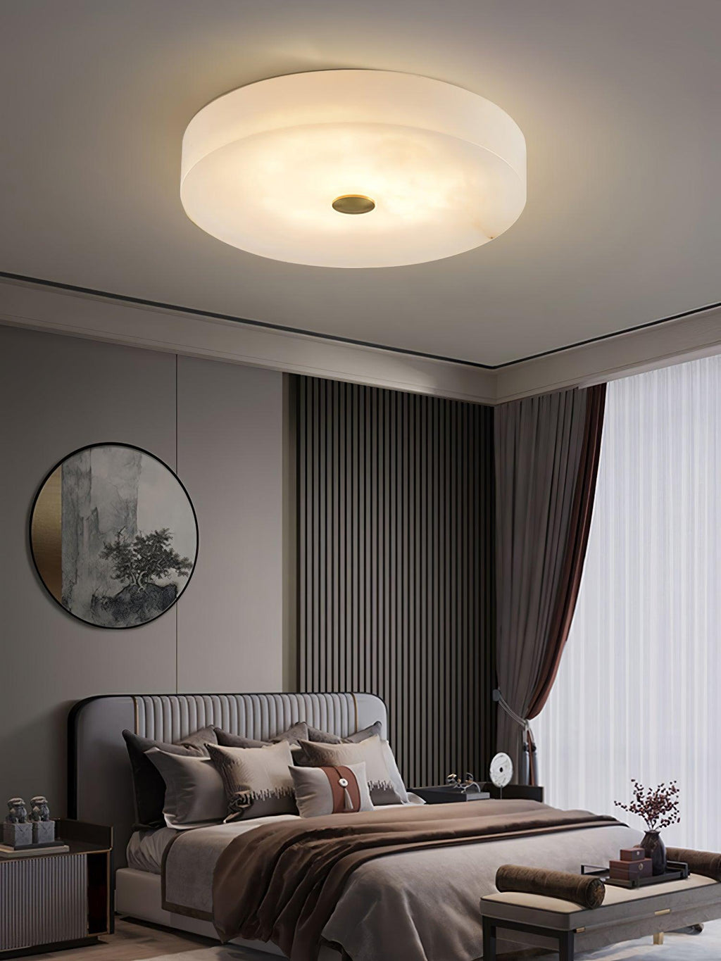 Lew Alabaster Flush Mount Lighting