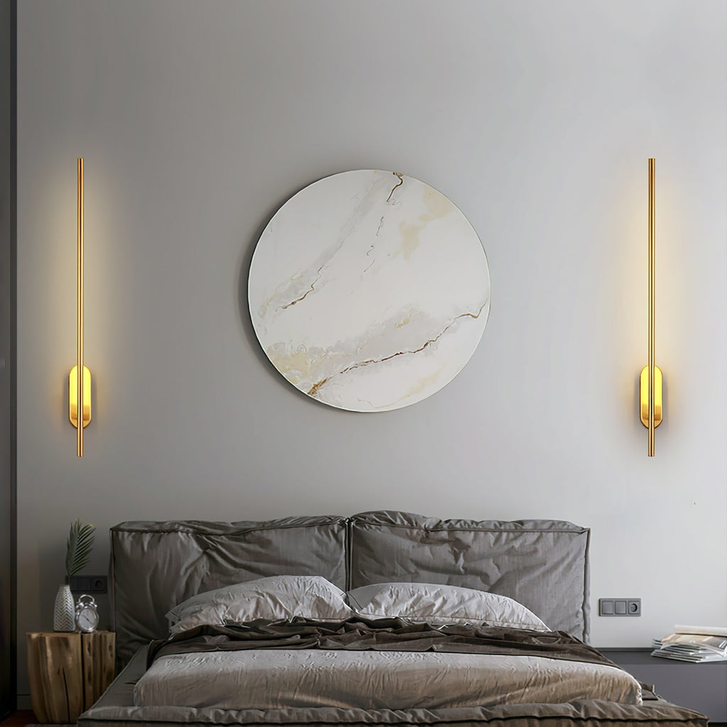 Linnen Rod Plug-in Wall Sconce