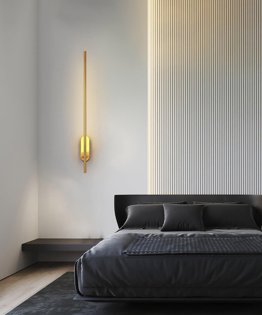Linnen Rod Plug-in Wall Sconce