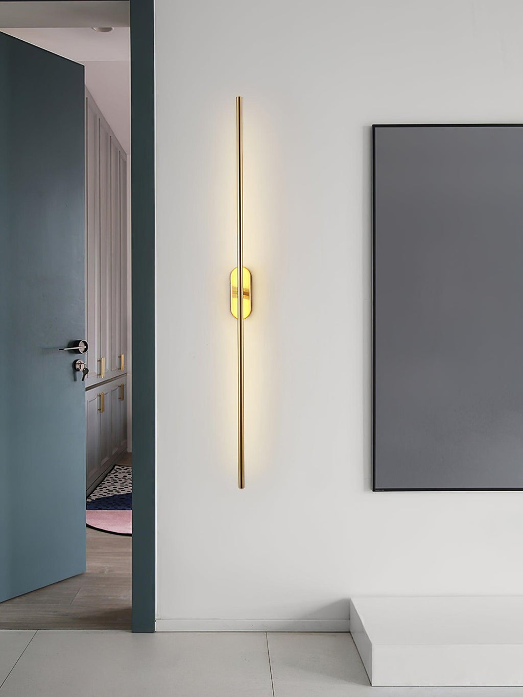 Linnen Rod Wall Sconce