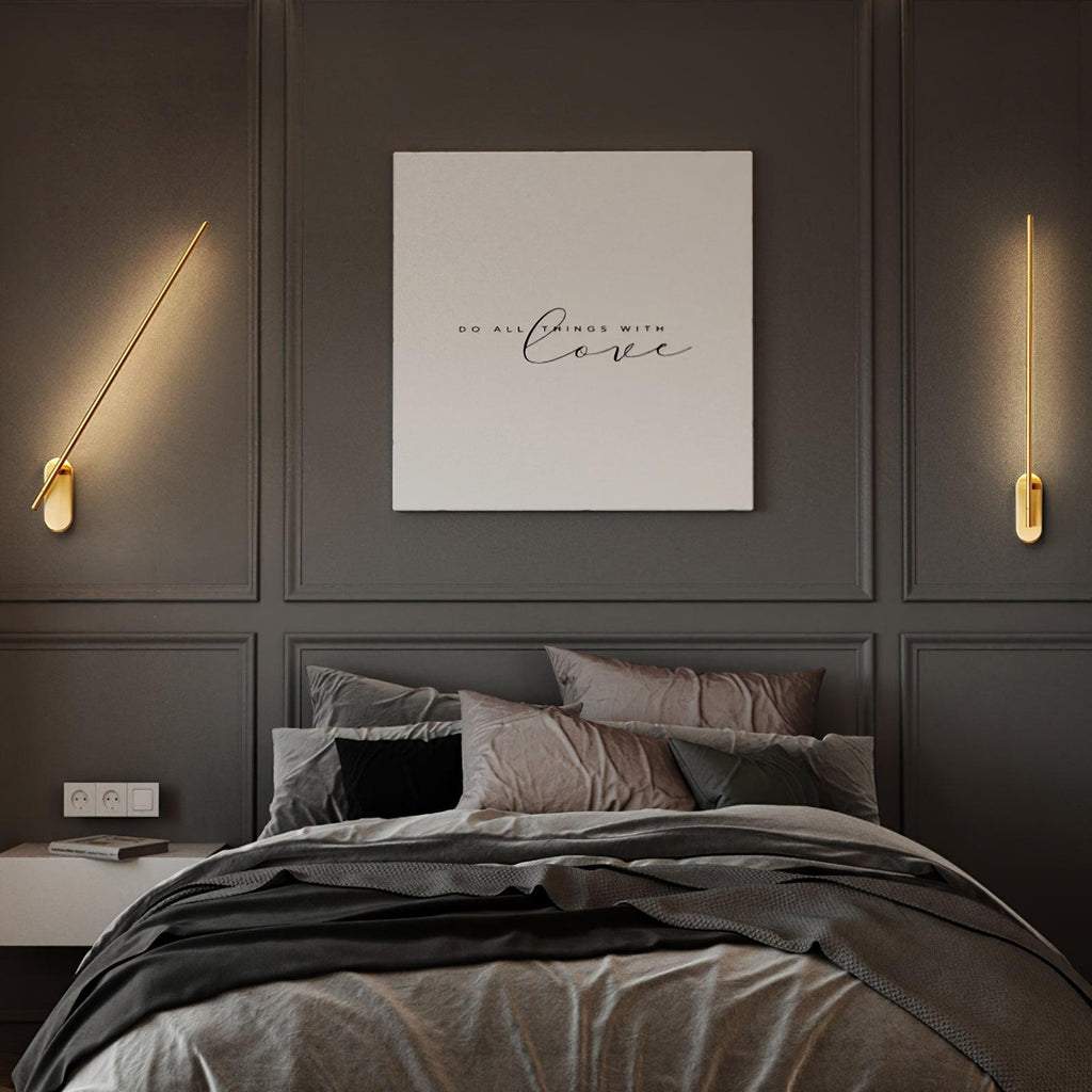 Linnen Rod Plug-in Wall Sconce