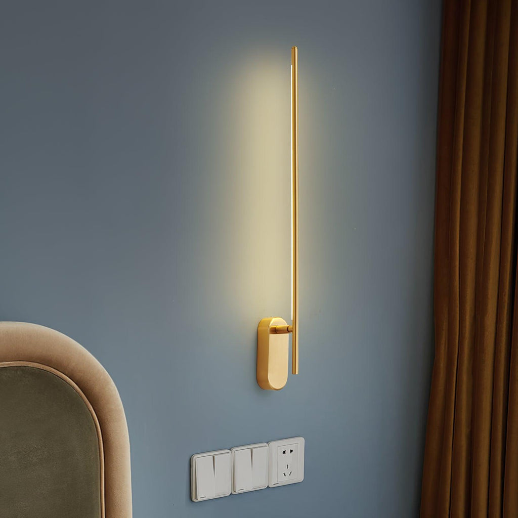 Linnen Rod Plug-in Wall Sconce